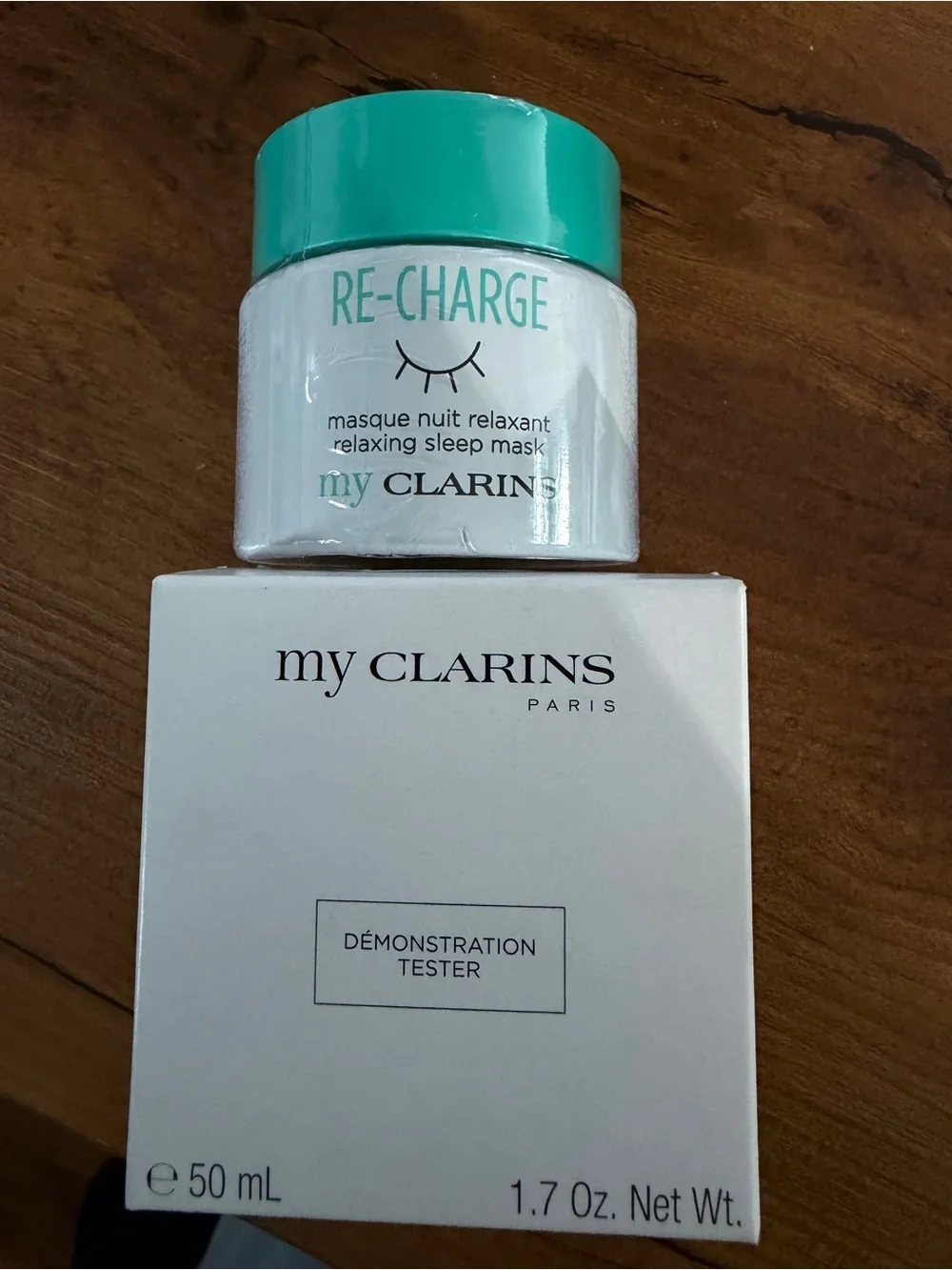 My Clarins RE-CHARGE Sleep Mask - 50ML Sealed in the Box!